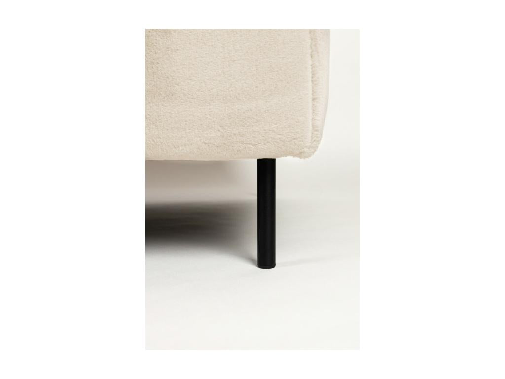 Sofa - Beige Microfibre, W 81.1 x D 37.8 x H 31.5 in