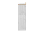 Home Item - White Wood, W 40.2 x D 20.5 x H 73.2 in