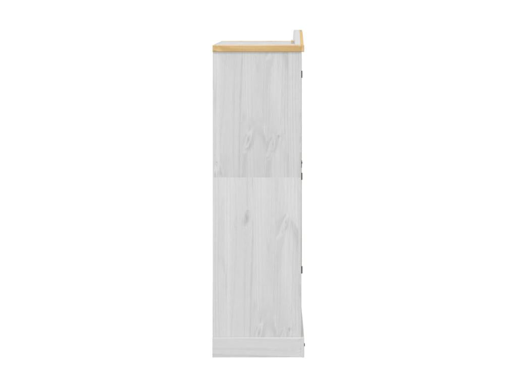Home Item - White Wood, W 40.2 x D 20.5 x H 73.2 in