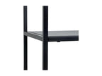 Shelf - Black Metal, W 35.4 x D 11.8 x H 74 in