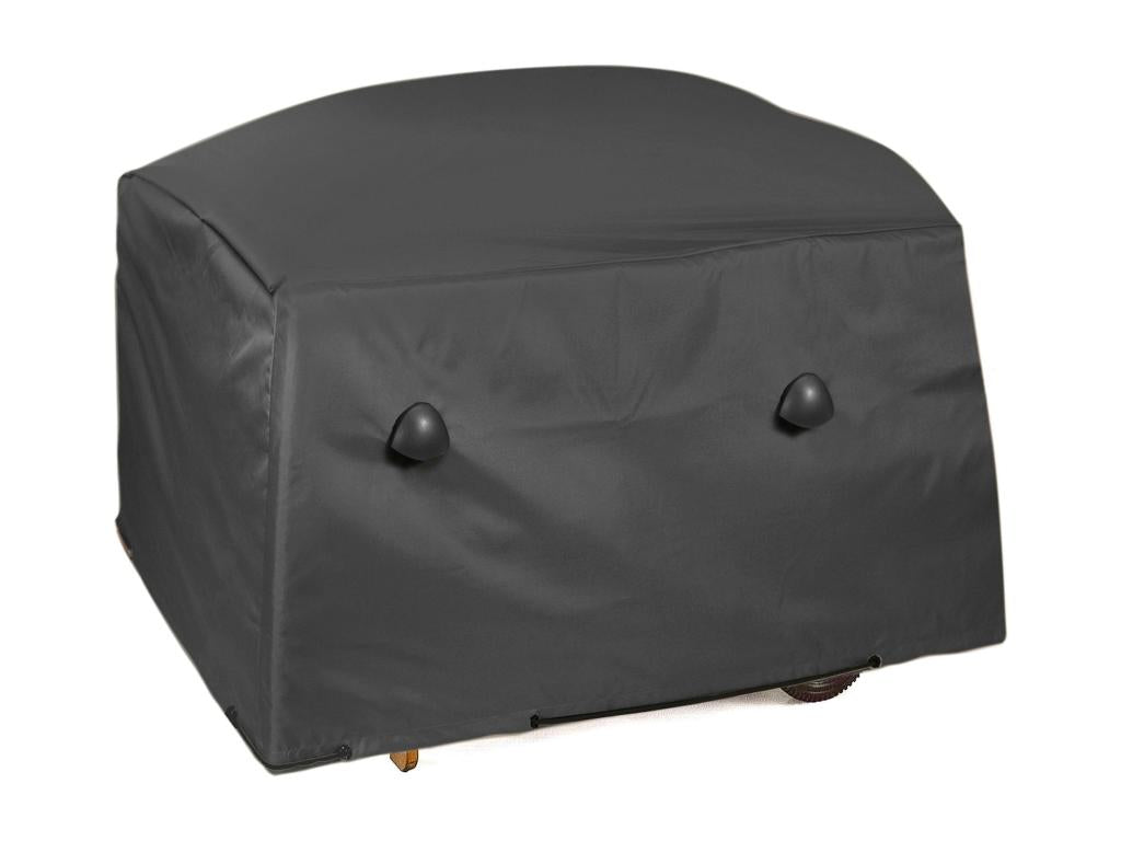 Home Item - Black Polyester Fabric, W 78.7 x D 51.2 x H 23.6 in