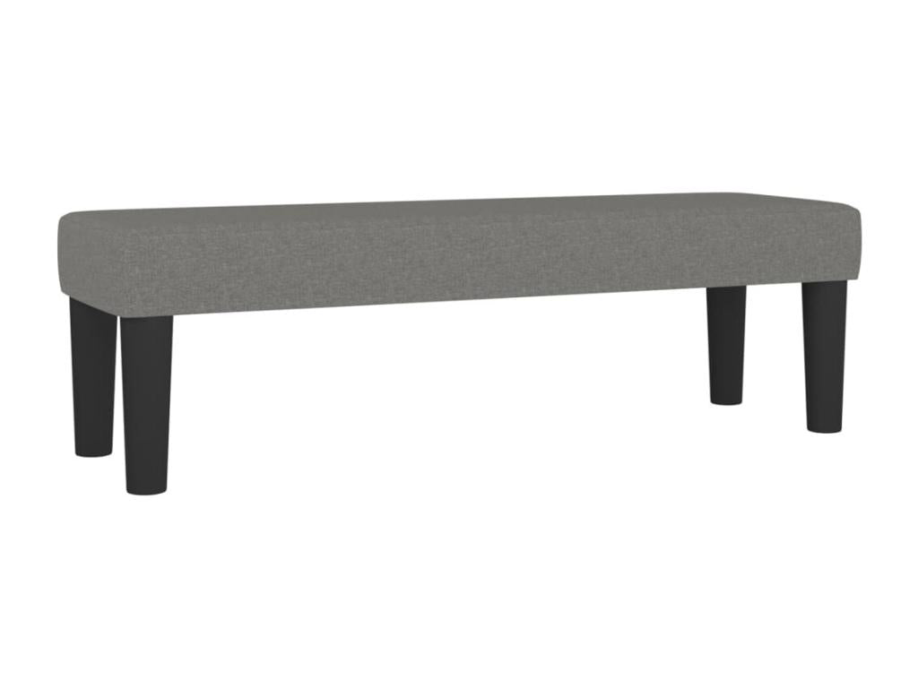 Bed Frame with Mattress - Gray Polyester Fabric, W 76 x D 56.7 x H 50.4 in