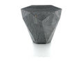 Coffee Table - Gray Solid Surface, W 23.6 x D 23.6 x H 19.7 in