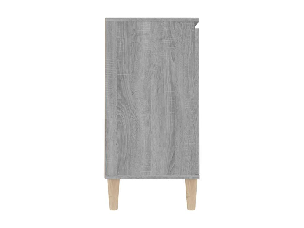 Sideboard - Gray Wood, W 40.7 x D 13.8 x H 27.6 in