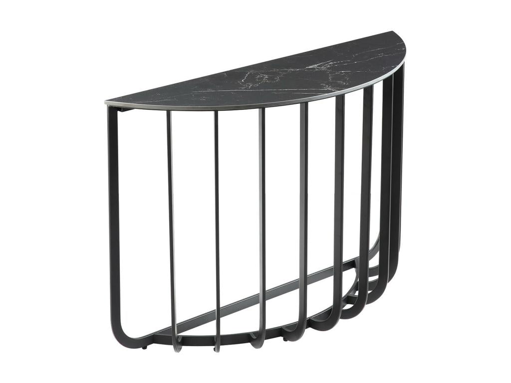 Home Item - Black Metal, W 43.3 x D 13.8 x H 29.5 in