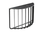 Home Item - Black Metal, W 43.3 x D 13.8 x H 29.5 in