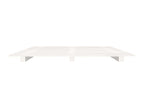 Bed - White Wood, W 78.7 x D 55.1 x H 2 in
