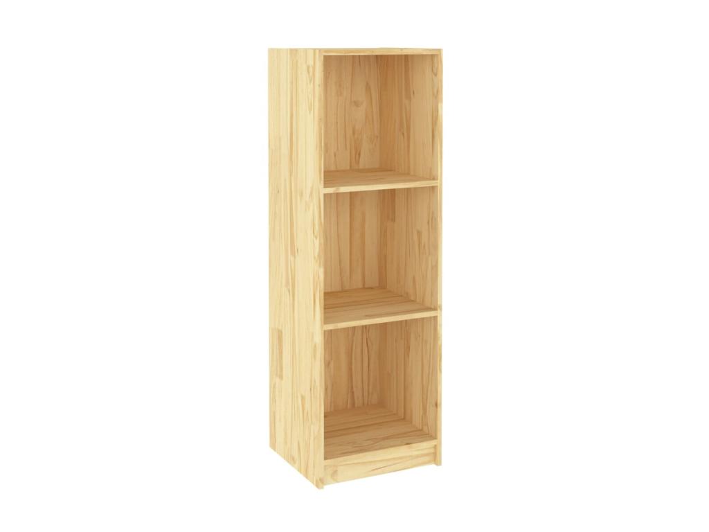 Bookcase - Natural Wood, W 14.2 x D 13 x H 43.3 in
