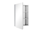 Wardrobe - Gray Stainless Steel, W 15.4 x D 4.7 x H 23.6 in