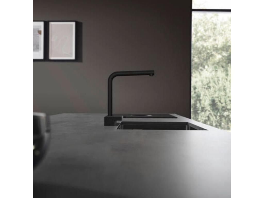 Home Item - Black Metal, W 8.5 x D 10 x H 11.1 in