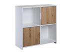 Cabinet - White Engineered Wood, W 30.3 x D 11.8 x H 30.3 in