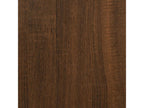 Coffee Table - Brown Wood, W 39.4 x D 18.9 x H 15.7 in
