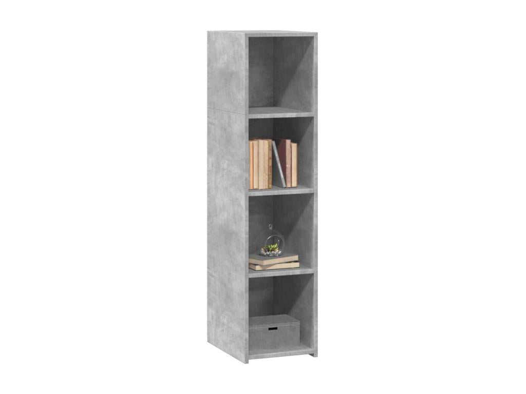 Sideboard - Gray Wood, W 11.8 x D 16.1 x H 48.8 in