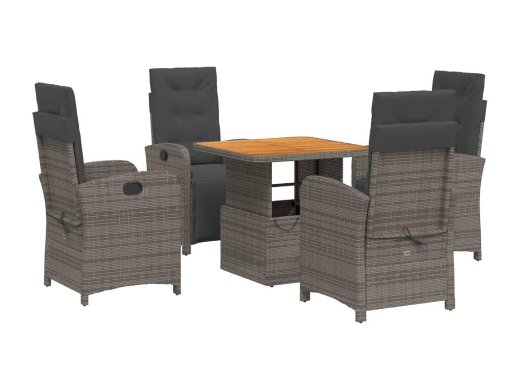 Set of 5 Home Items - Beige Resin, W 35.4 x D 21.7 x H 28 in