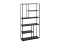 Shelf - Black Metal, W 35.4 x D 11.8 x H 74 in