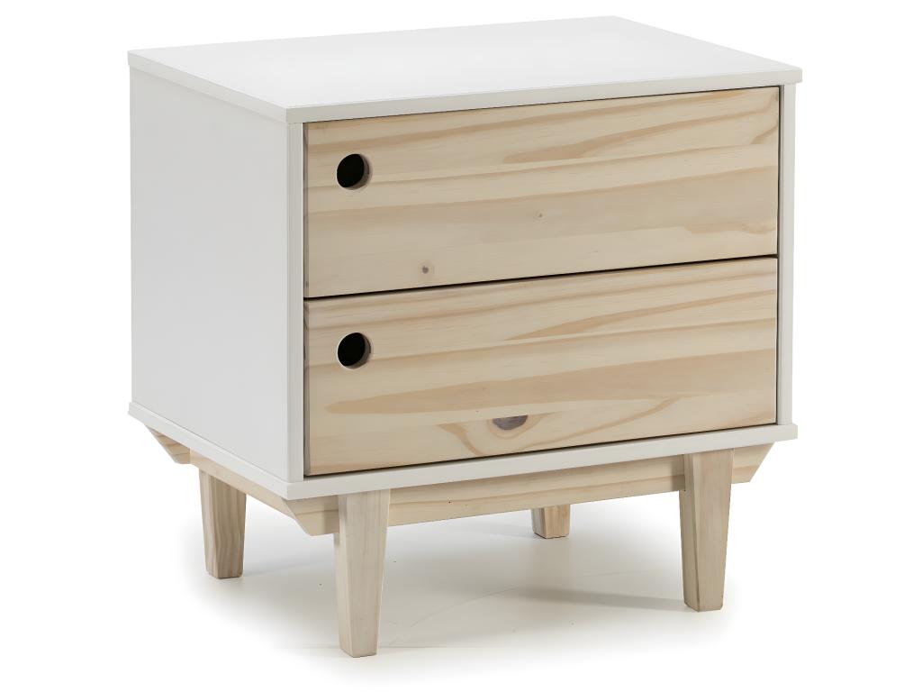 Home Item - White Engineered Wood, W 19.7 x D 13.8 x H 19.3 in