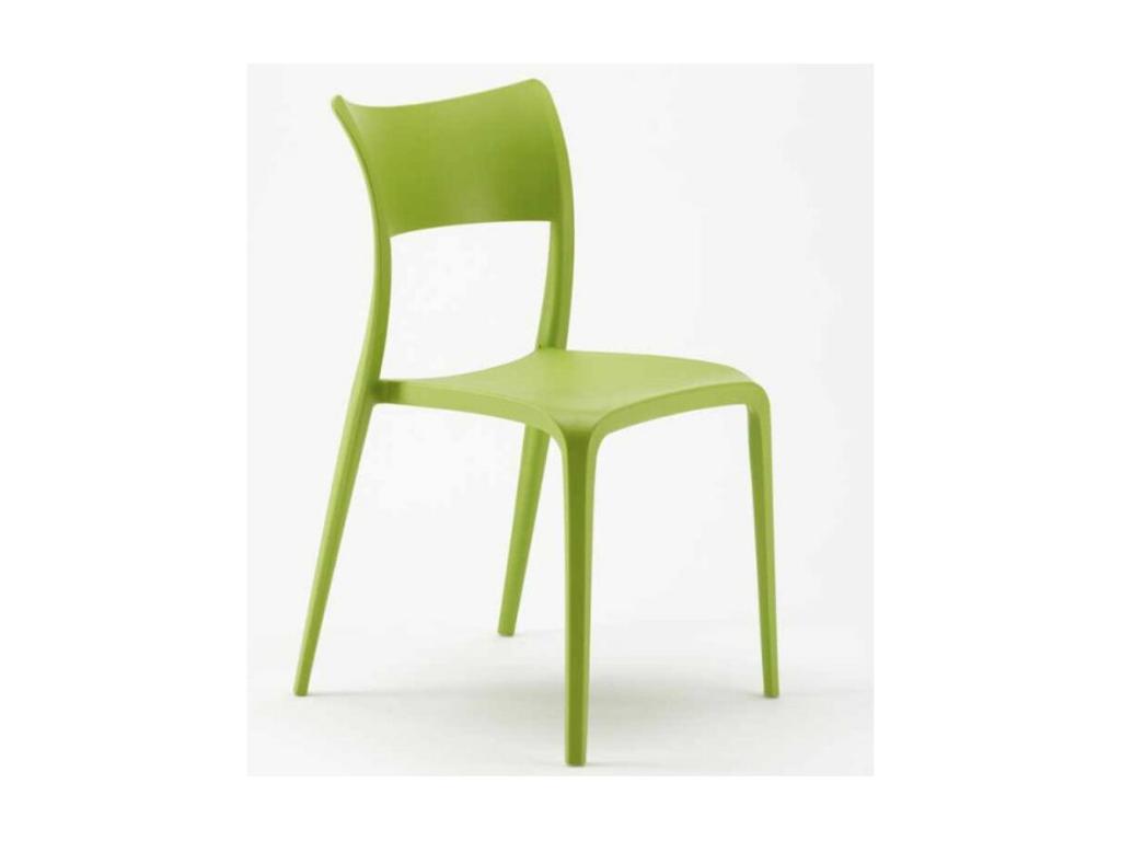 Chair - Black Plastic, W 18.9 x D 20.9 x H 33.1 in