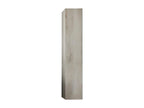 Cabinet with LED - Gray Engineered Wood, W 36.2 x D 17.7 x H 18.5 in