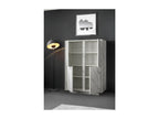 Sideboard - White Wood, W 36.2 x D 16.9 x H 57.1 in