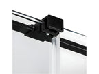 Home Item - Black Glass, W 66.9 x D 66.9 x H 78.7 in