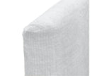 Bed - White Laine, W 53.1 x D 3.1 x H 45.3 in