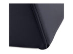 Stool - Gray Synthetic Leather, W 16.1 x D 16.1 x H 16.1 in