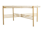Coffee Table - White Wood, W 31.5 x D 31.5 x H 14.2 in