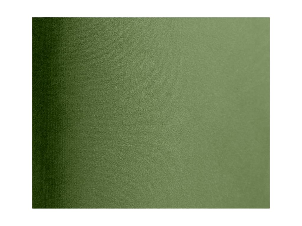Bed - Green Velvet, W 53.1 x D 1.6 x H 19.7 in