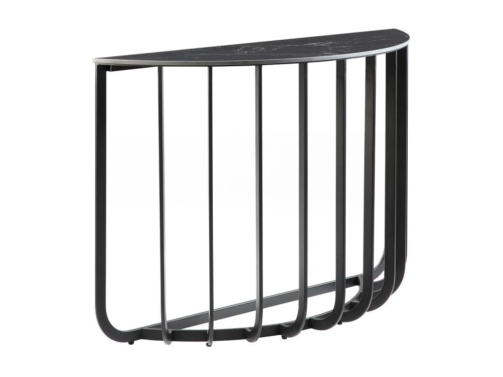 Home Item - Black Metal, W 43.3 x D 13.8 x H 29.5 in