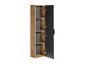 Wardrobe - Natural Engineered Wood, W 13.8 x D 9.8 x H 55.1 in