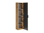 Wardrobe - Natural Engineered Wood, W 13.8 x D 9.8 x H 55.1 in