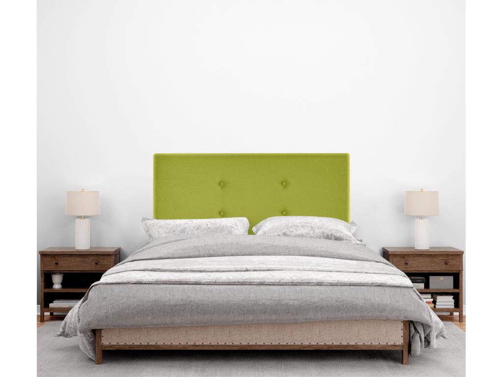 Bed - Green Pine Wood, W 35.4 x D 1.6 x H 19.7 in