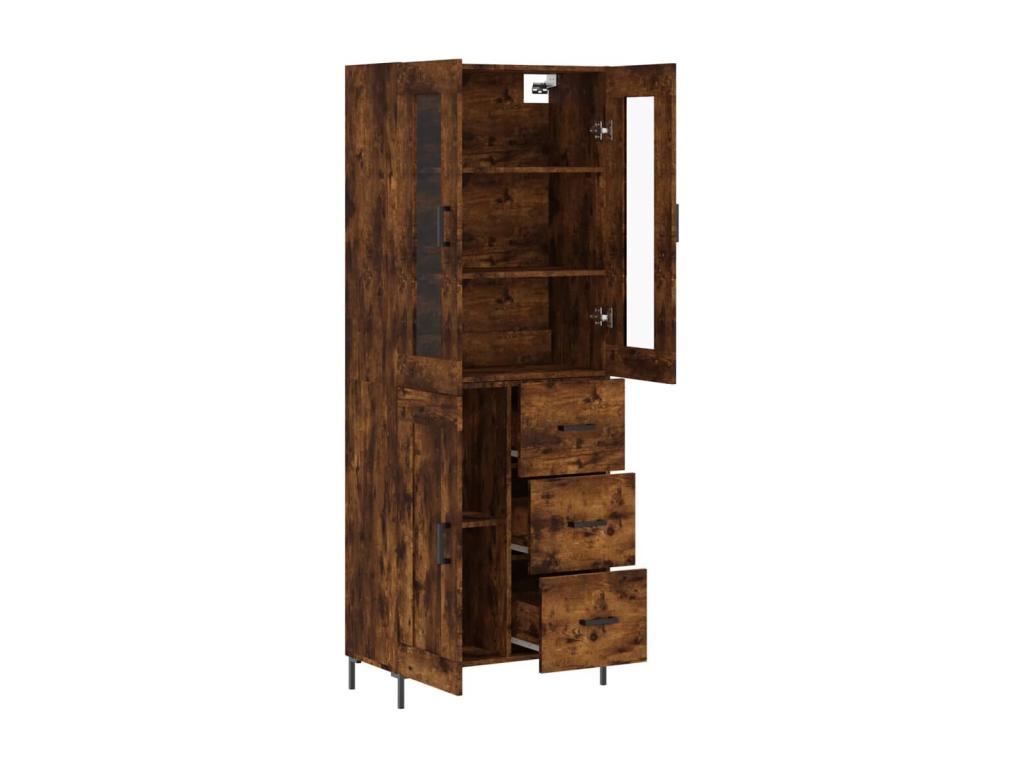 Sideboard - Brown Engineered Wood, W 27.4 x D 13.4 x H 70.9 in