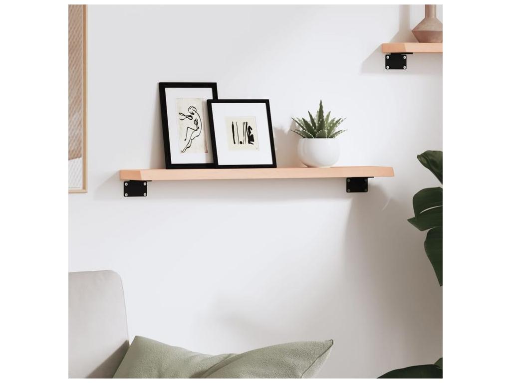 Shelf - Natural Wood, W 23.6 x D 3.9 x H 0.8 in