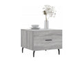 Coffee Table - Gray Engineered Wood, W 19.7 x D 19.7 x H 15.7 in