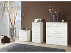 Dresser - White Engineered Wood, W 35.4 x D 15.7 x H 41.7 in