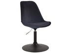 Dining Chair - Black Velvet, W 18.9 x D 22.4 x H 29.9 in