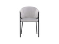 Dining Chair - Black Velvet, W 21.3 x D 24.4 x H 31.5 in