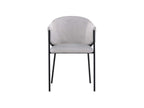 Dining Chair - Black Velvet, W 21.3 x D 24.4 x H 31.5 in
