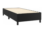 Bed Frame with Mattress with LED - White Faux Leather, W 79.9 x D 35.4 x H 46.5 in