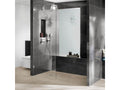 Shower Tray - Gray Resin, W 70.9 x D 35.4 x H 1.6 in