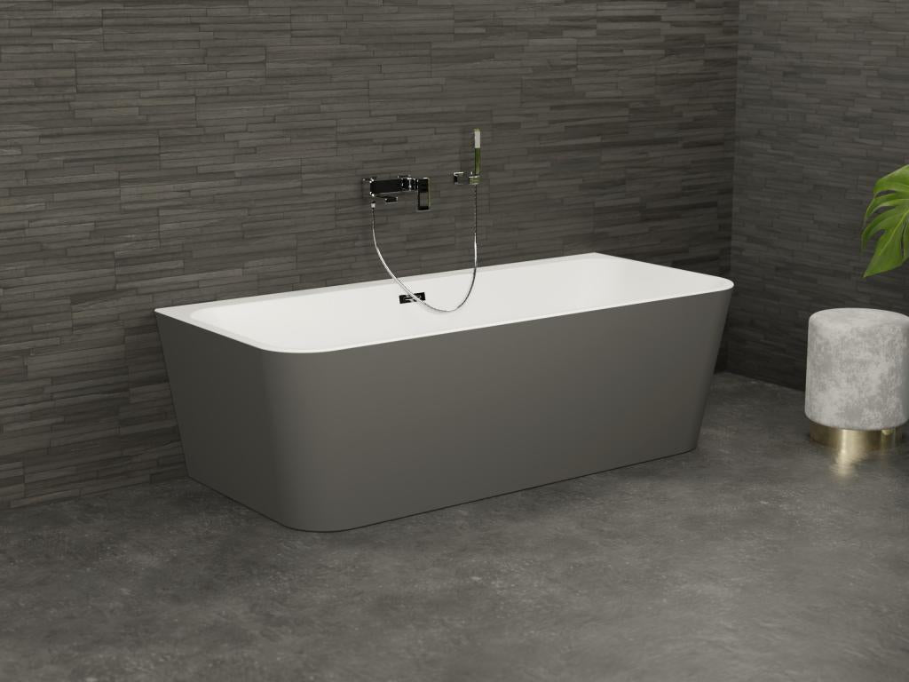 Home Item - White Acrylic, W 66.9 x D 31.9 x H 22.4 in