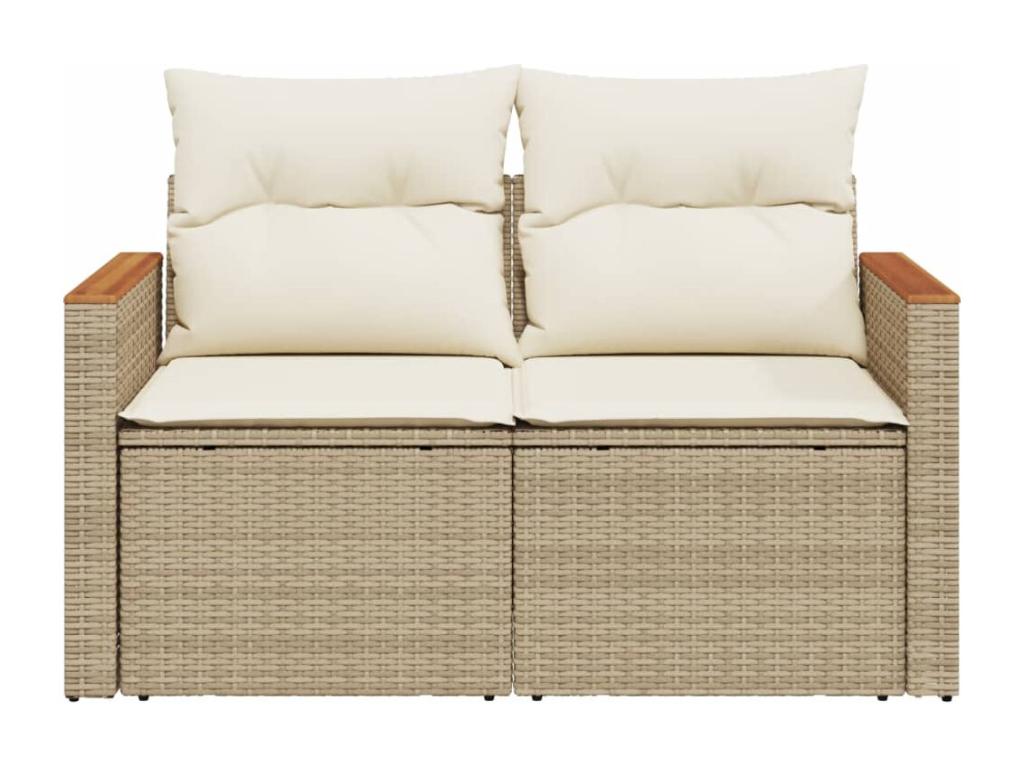 Sofa - Beige Composite, W 48.8 x D 24.4 x H 27.2 in