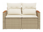 Sofa - Beige Composite, W 48.8 x D 24.4 x H 27.2 in