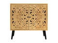 Wardrobe - Brown Wood, W 31.5 x D 14.6 x H 39.8 in