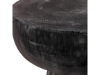 Stool - Black Wood, W 11 x D 11 x H 15.7 in