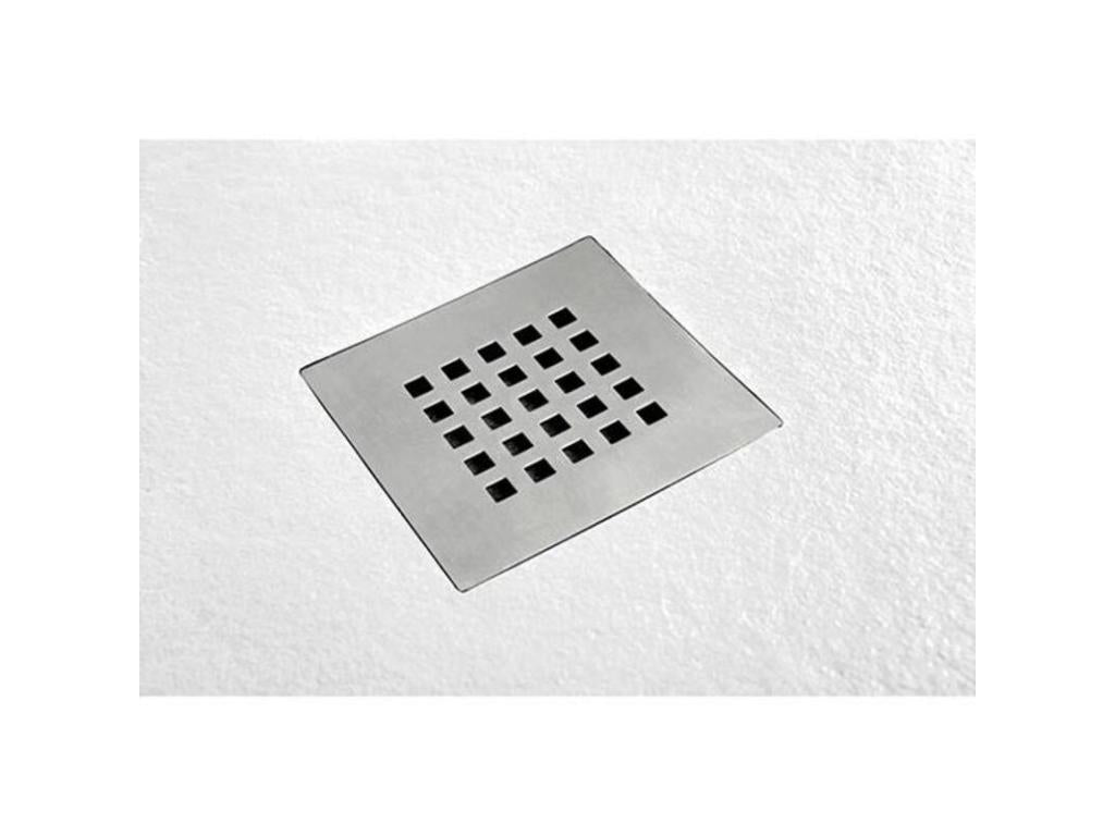 Shower Tray - White Resin, W 74.8 x D 31.5 x H 1.2 in