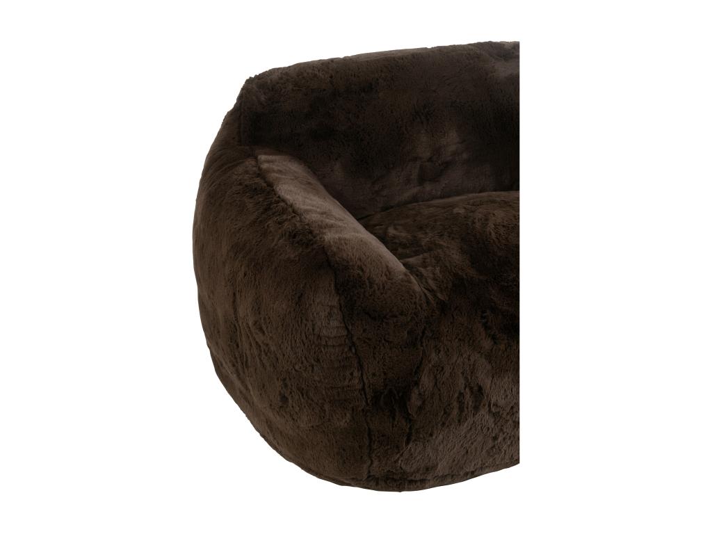 Home Item - Brown Polyester Fabric, W 59.8 x D 43.3 x H 31.9 in