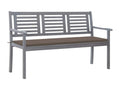 Bench - Red Wood, W 59.1 x D 23.6 x H 35 in