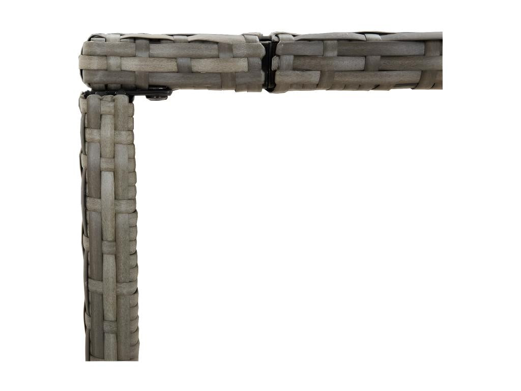 Table - Gray Glass, W 70.9 x D 0 x H 43.3 in